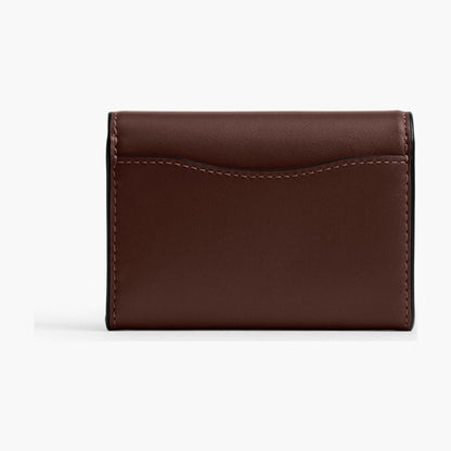 Coach Essential Flap Card Case - Brass/Maple