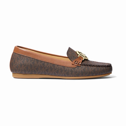 Michael Kors Fulton Signature Logo Moccasin - BROWN