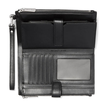 Michael Kors Jet Set Logo Smartphone Wallet - BLACK