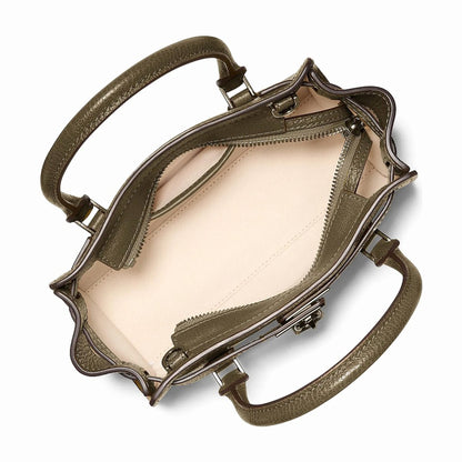 Michael Kors Hamilton Extra-Small Leather Crossbody Bag - LODEN