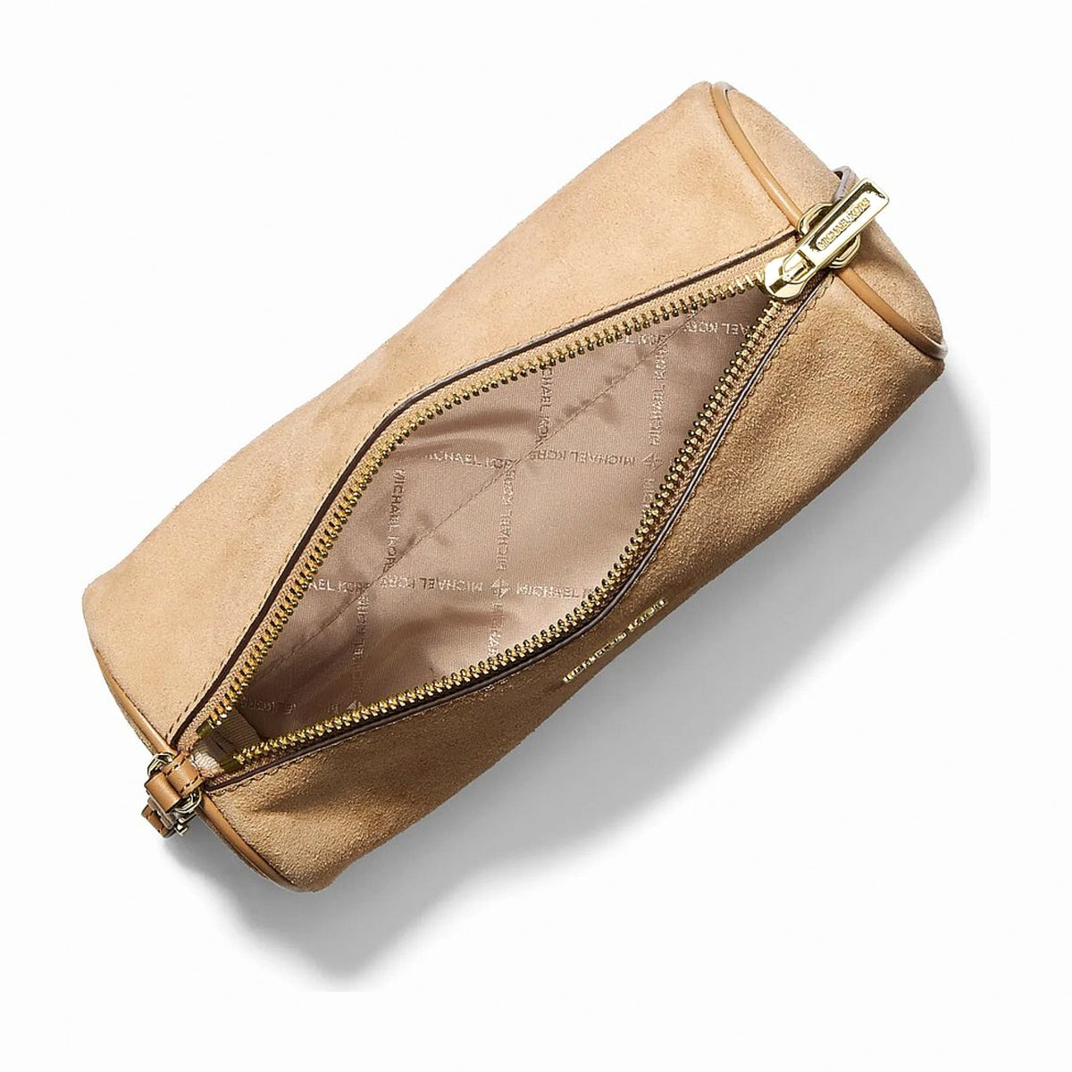 Michael Kors Ashton Small Barrel Pochette - CAMEL
