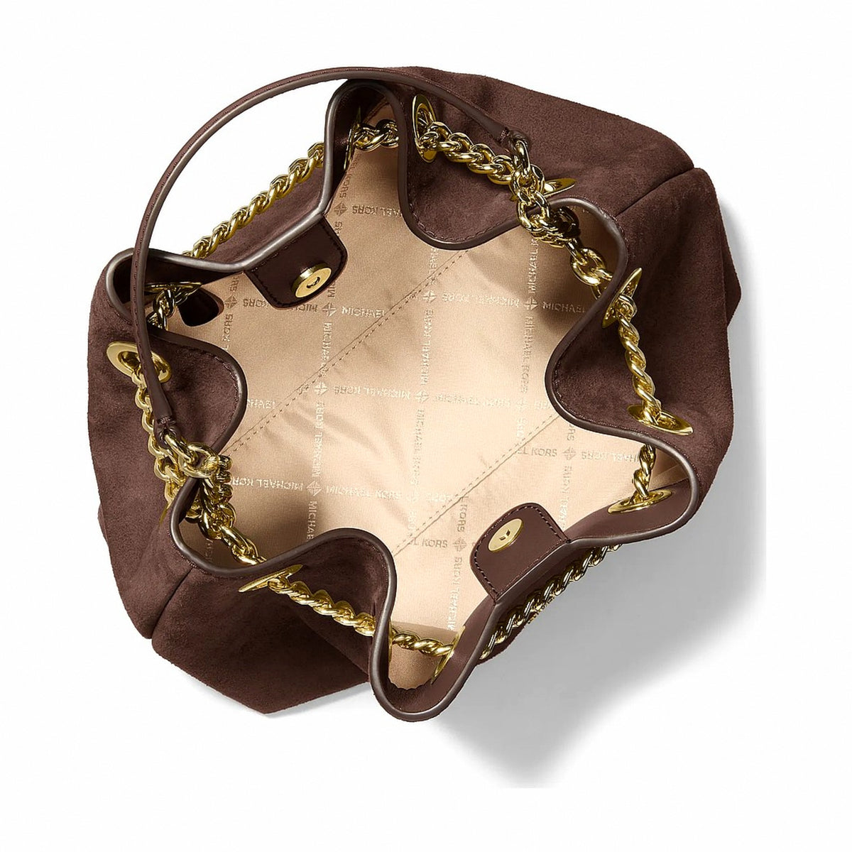 Michael Kors Mina Small Crossbody Bag - NUTMEG