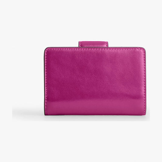 Coach Medium Corner Zip Wallet - Gold/Magenta