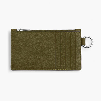 Coach Zip Card Case - Olive