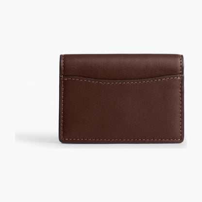 Coach Card Case With Charms - Gold/Maple