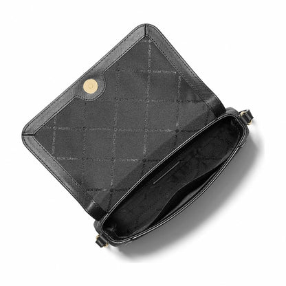 Michael Kors Medium Signature Logo Convertible Crossbody Bag - BLACK