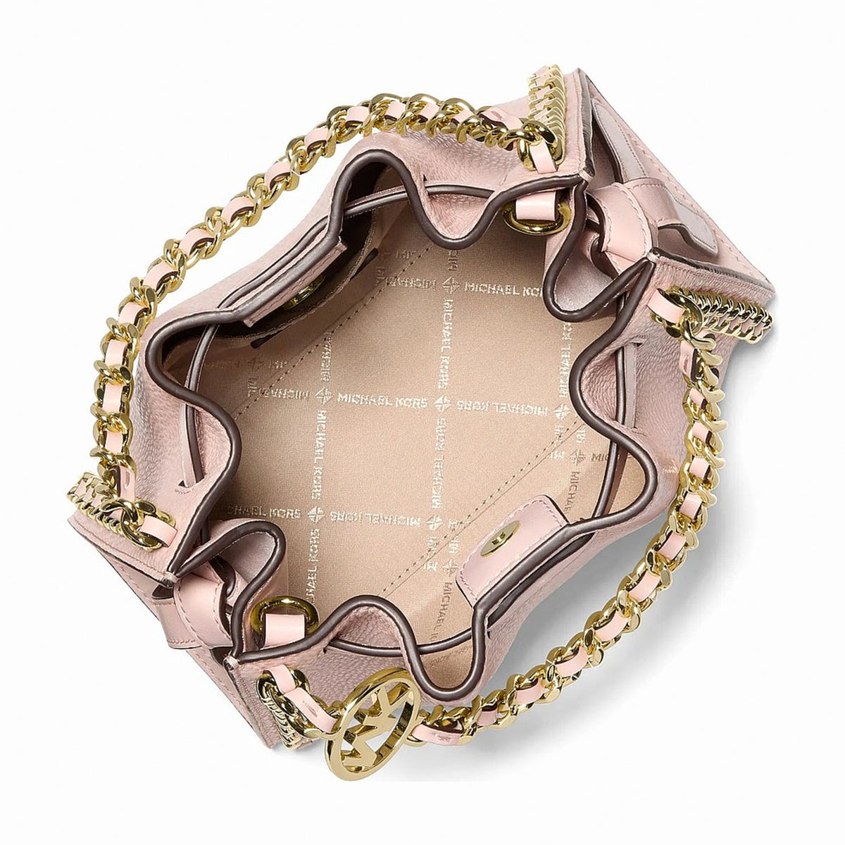Michael Kors Mina Small Chain Crossbody Bag - POWDER BLUSH