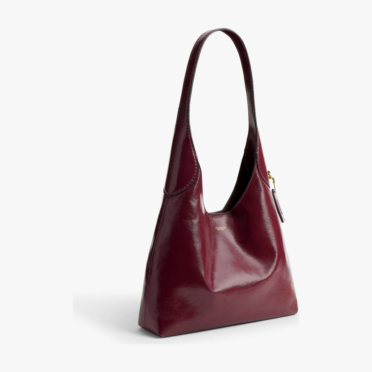 Coach Brooklyn Shoulder Bag 28 - Brass/Dark Cherry