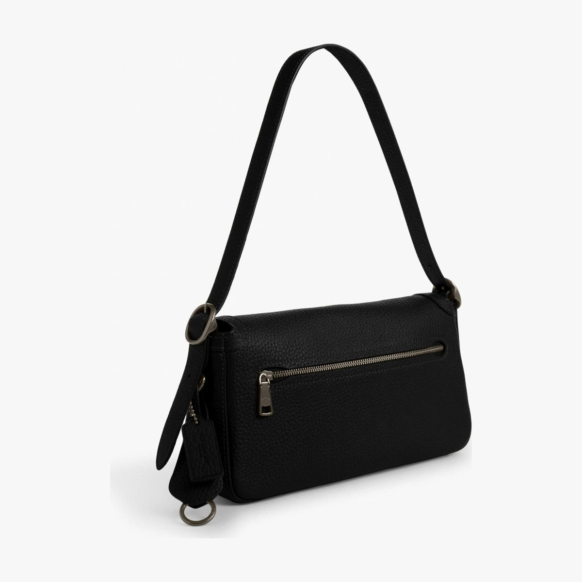 Coach Etta Small Flap Shoulder Bag - Gunmetal/Black