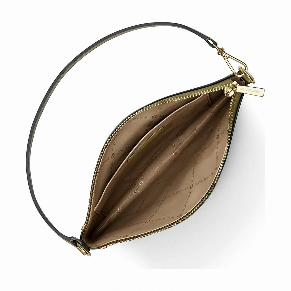 Michael Kors Jet Set Small Signature Logo Convertible Wristlet - OREGANO