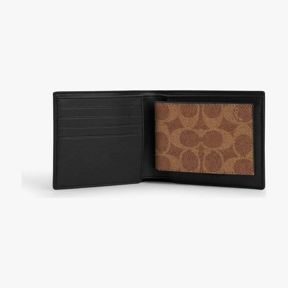 Coach 3-In-1 Wallet In Signature Canvas - Mahogany Multi