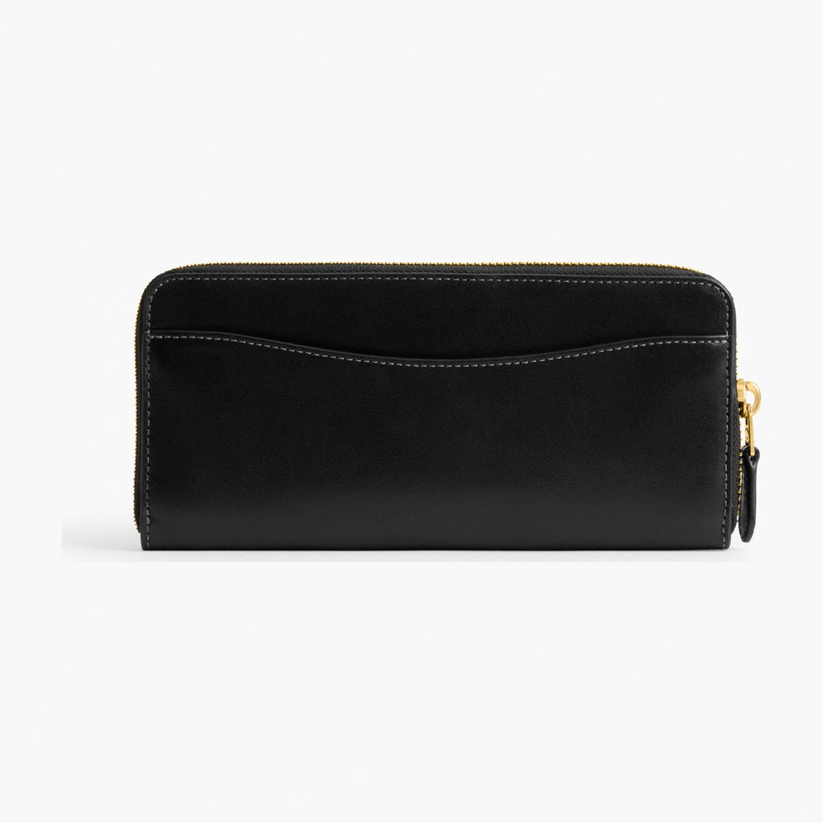 Coach Essential Slim Accordion Zip Wallet - Brass/Black