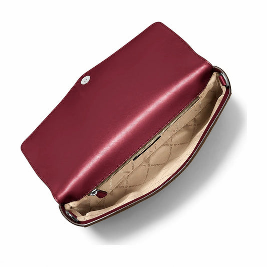 Michael Kors Kacey Large Convertible Shoulder Bag - MAROON