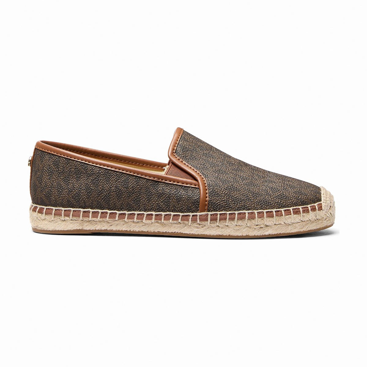 Michael Kors Hastings Signature Logo Slip-On Espadrille - BROWN