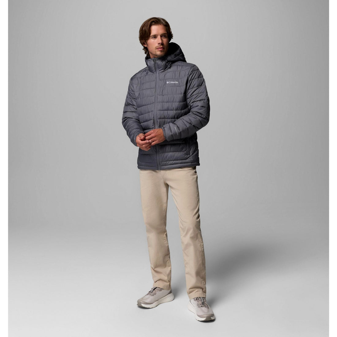 Columbia Men's Powder Lite II Hooded Jacket - City Grey