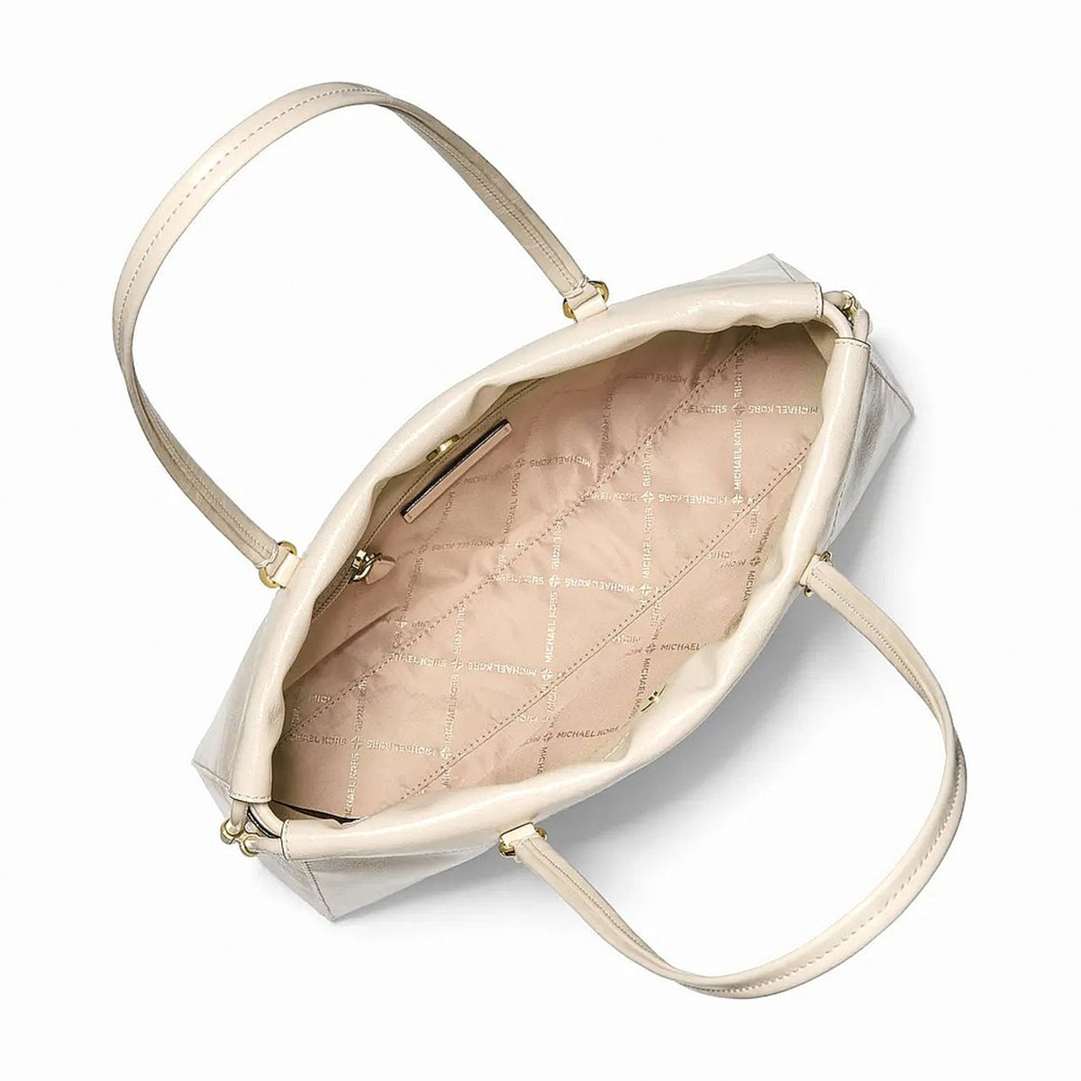Michael Kors Matilda Small Cinched Shoulder Bag - LT CREAM