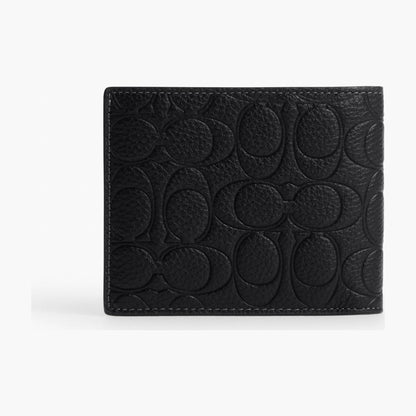 Coach 3-In-1 Wallet In Signature Leather - Black