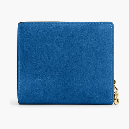 Coach Snap Wallet - Gold/Blue Jay