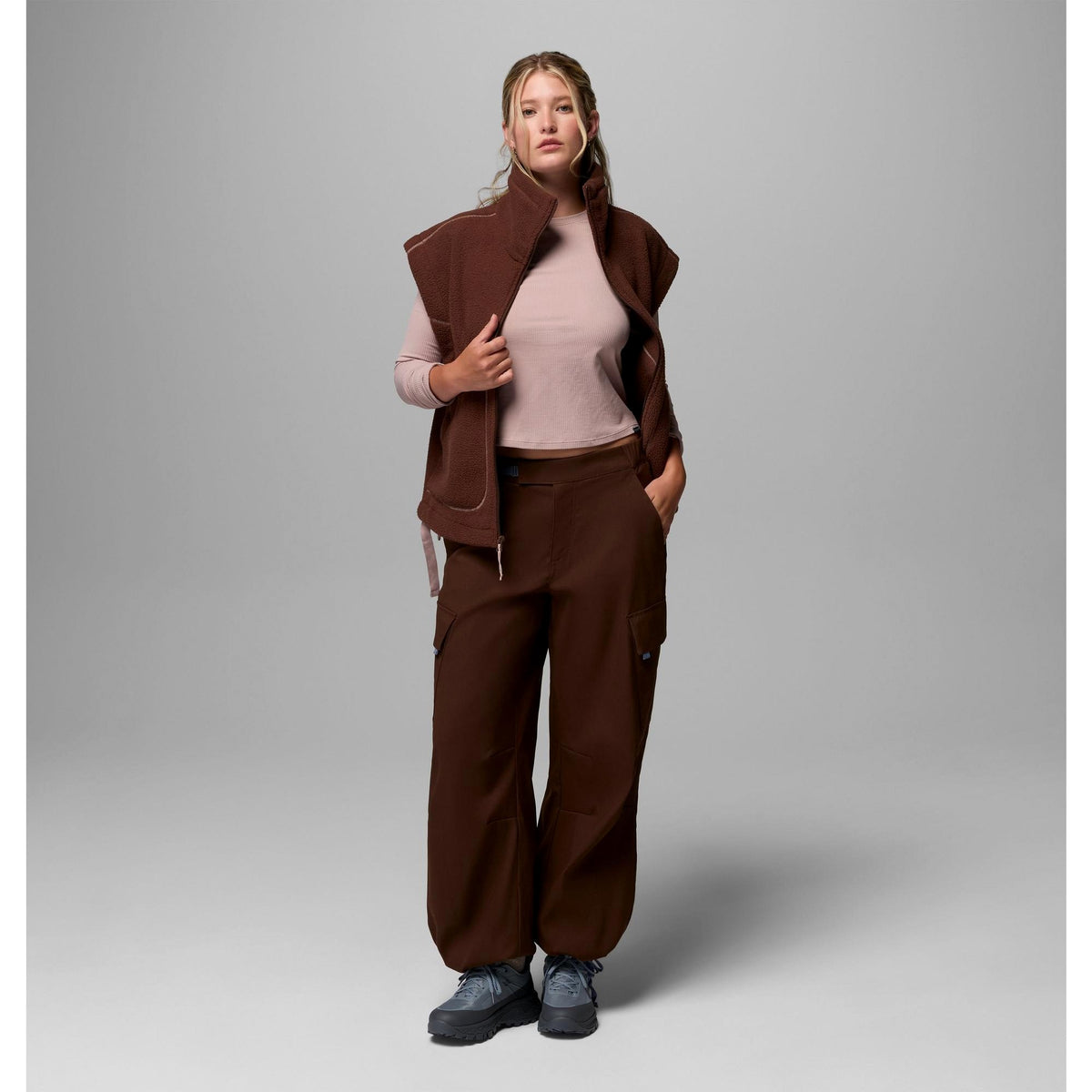 Columbia Women's Misty Moondrift MTR Fleece Relaxed Vest - Tobacco