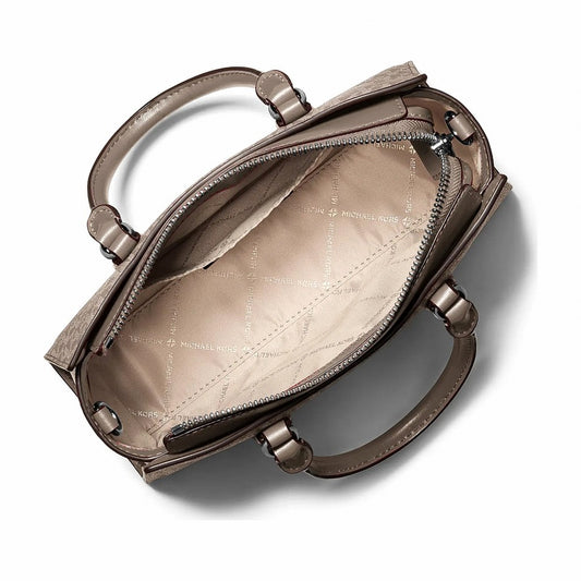 Michael Kors Arden Small Signature Logo Messenger Bag - MUSHROOM
