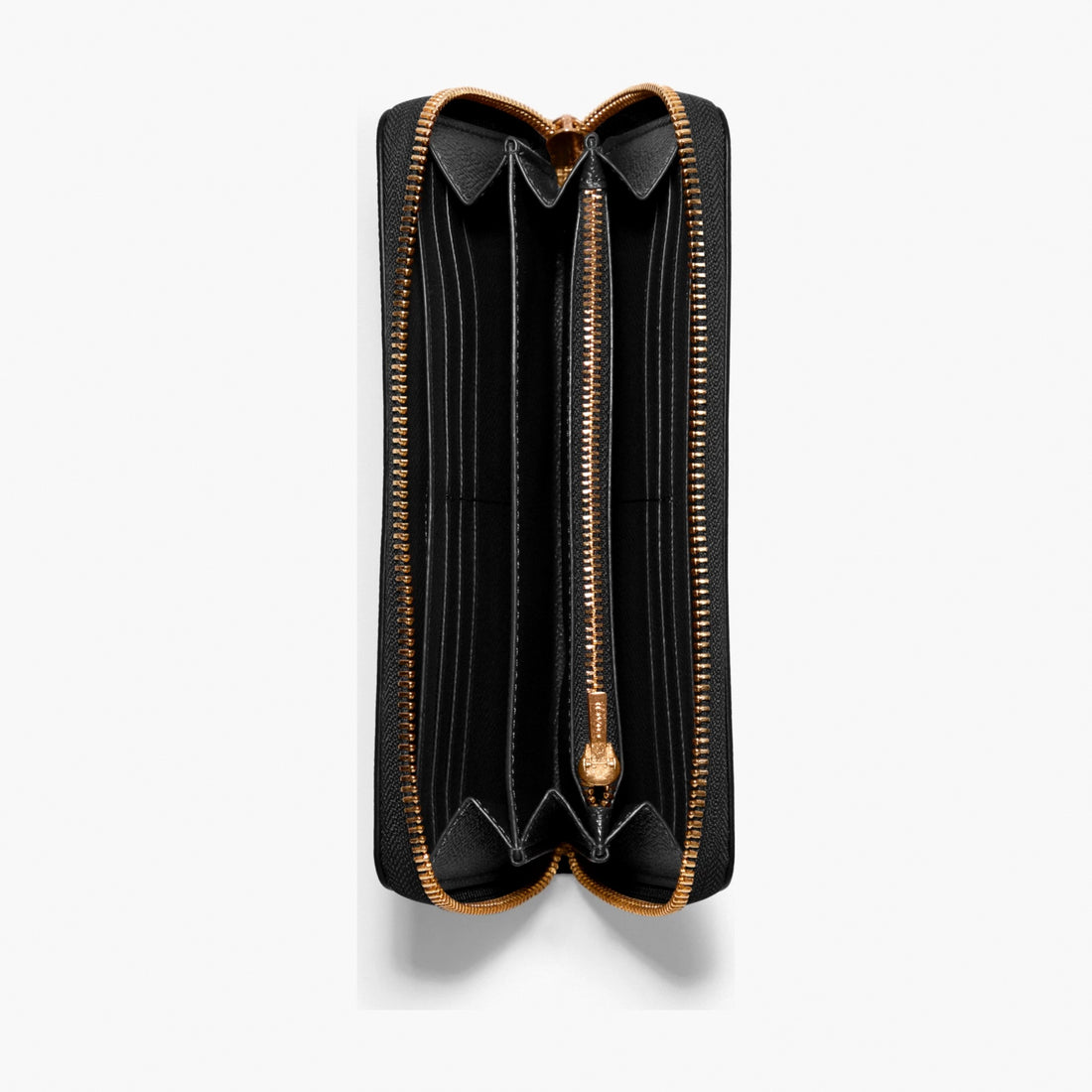 Coach Long Zip Around Wallet - Gold/Black