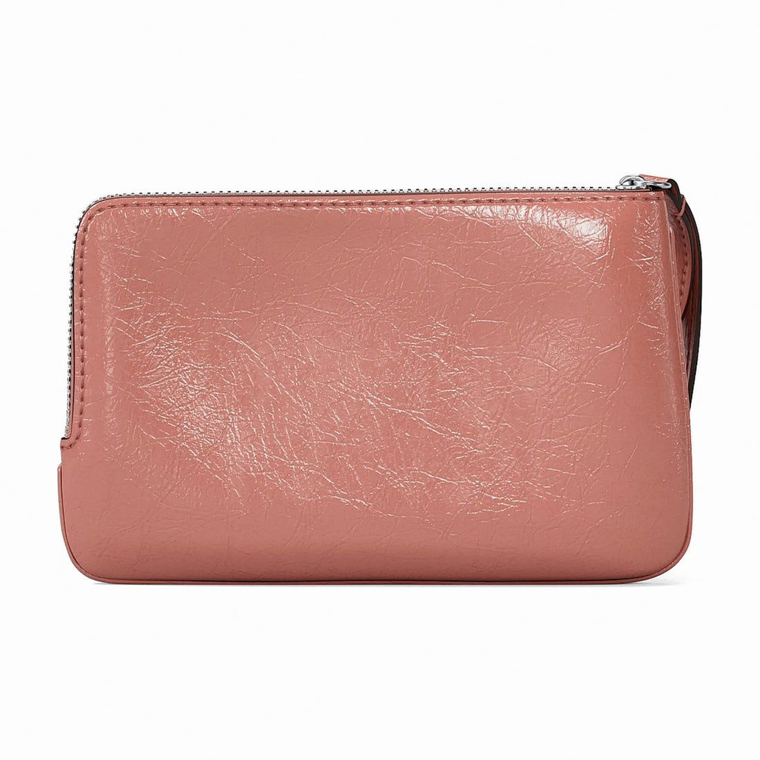 Michael Kors Jet Set Travel Small Crackled Wristlet - SUNSET ROSE