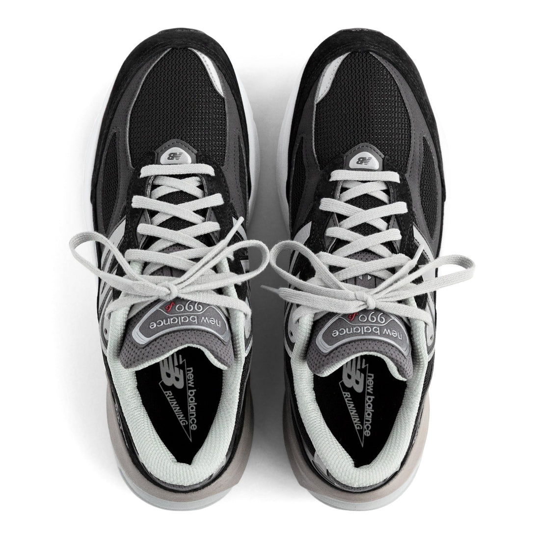 New Balance Made in USA 990v6 - BLACK with WHITE