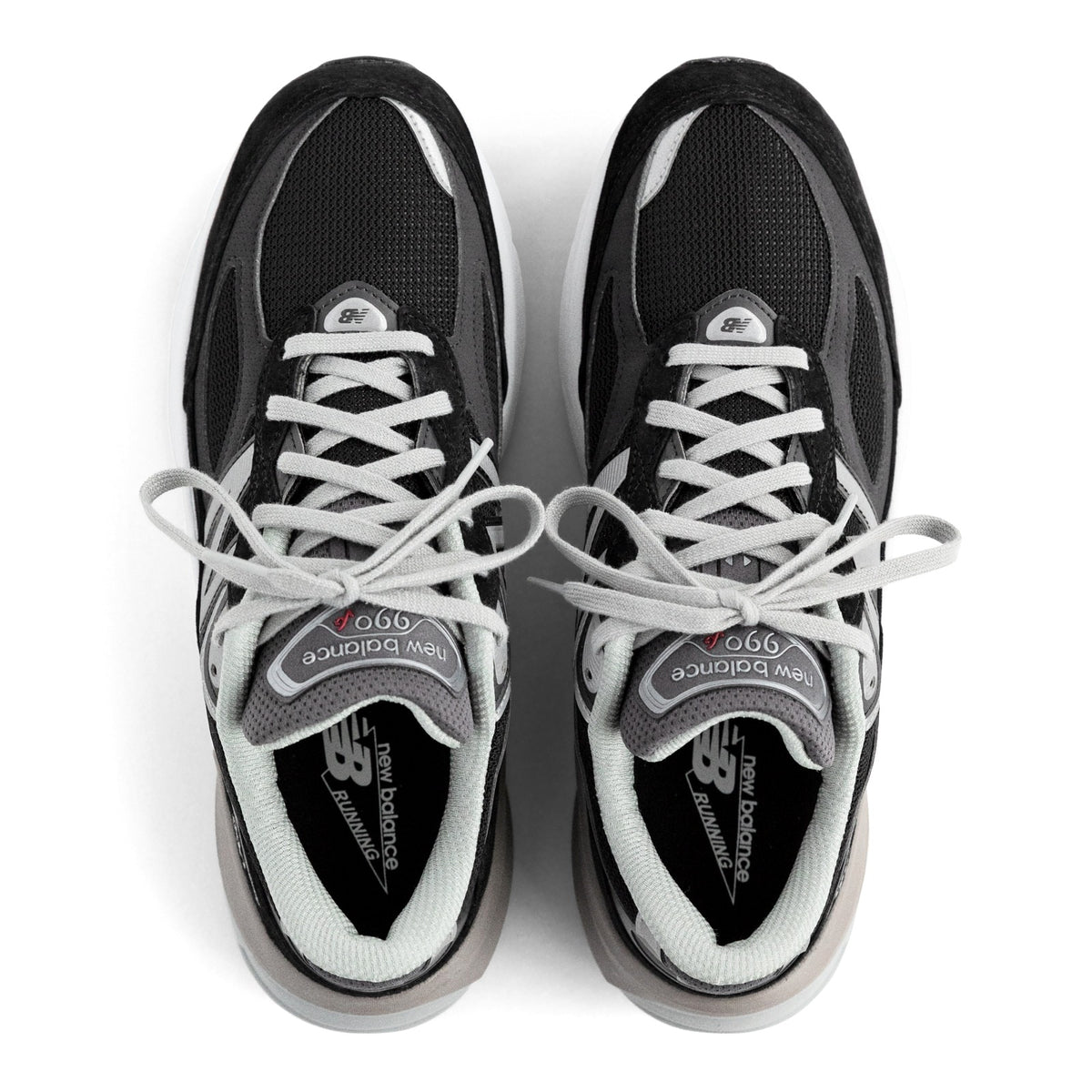 New Balance Made in USA 990v6 - BLACK with WHITE