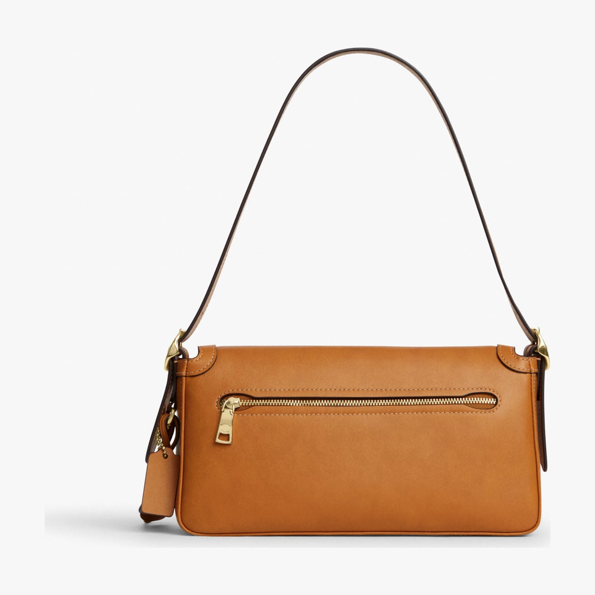 Coach Etta Small Flap Shoulder Bag - Gold/Brown