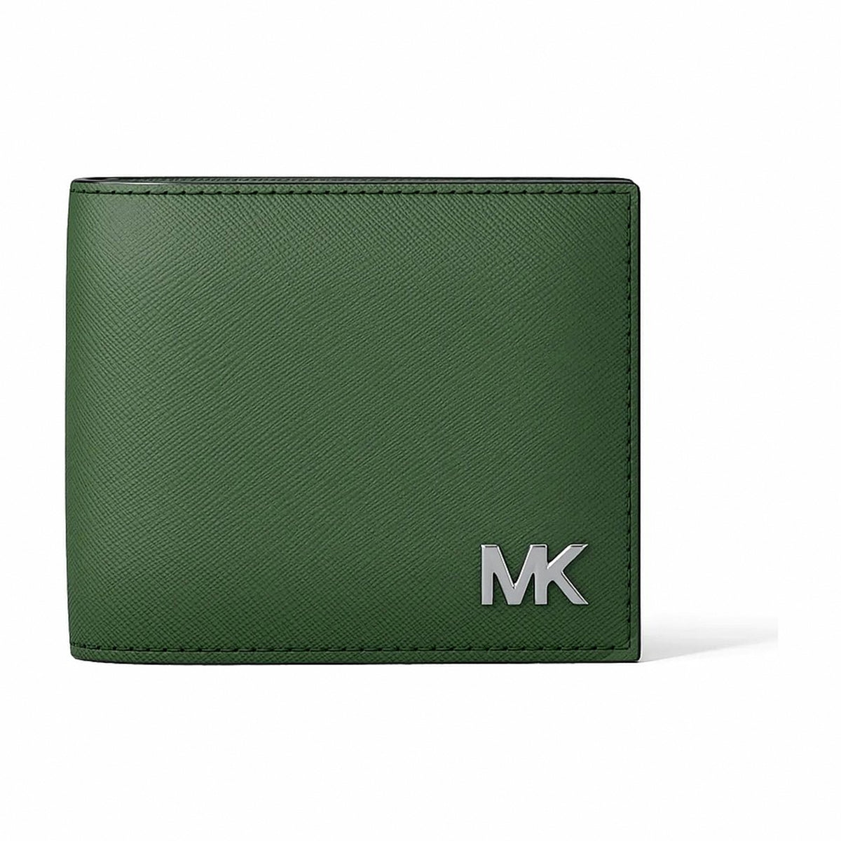 Michael Kors Cooper Saffiano Leather Billfold Wallet With Passcase - AMAZON GREEN