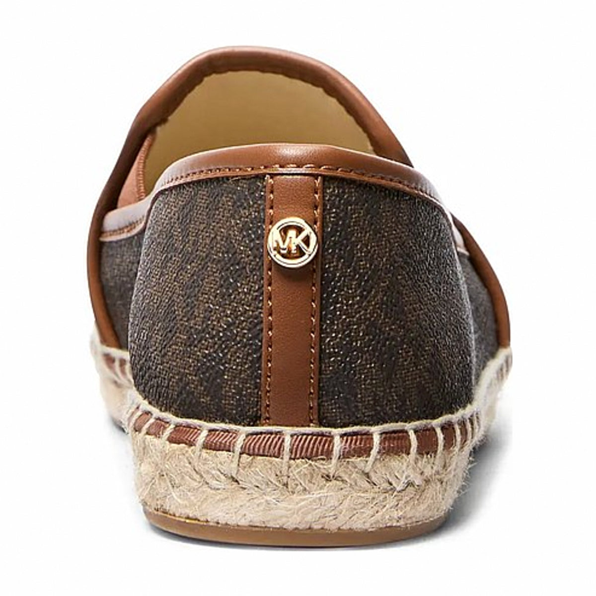 Michael Kors Hastings Signature Logo Slip-On Espadrille - BROWN