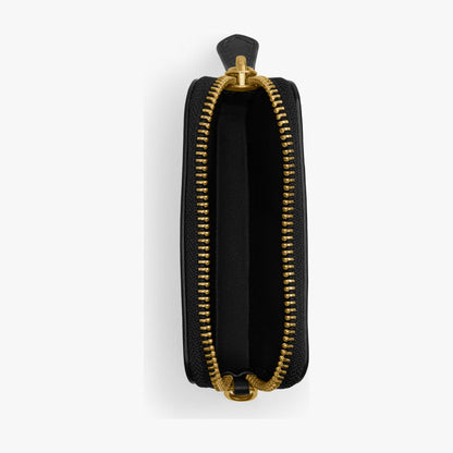 Coach Essential Chain Card Case - Brass/Black