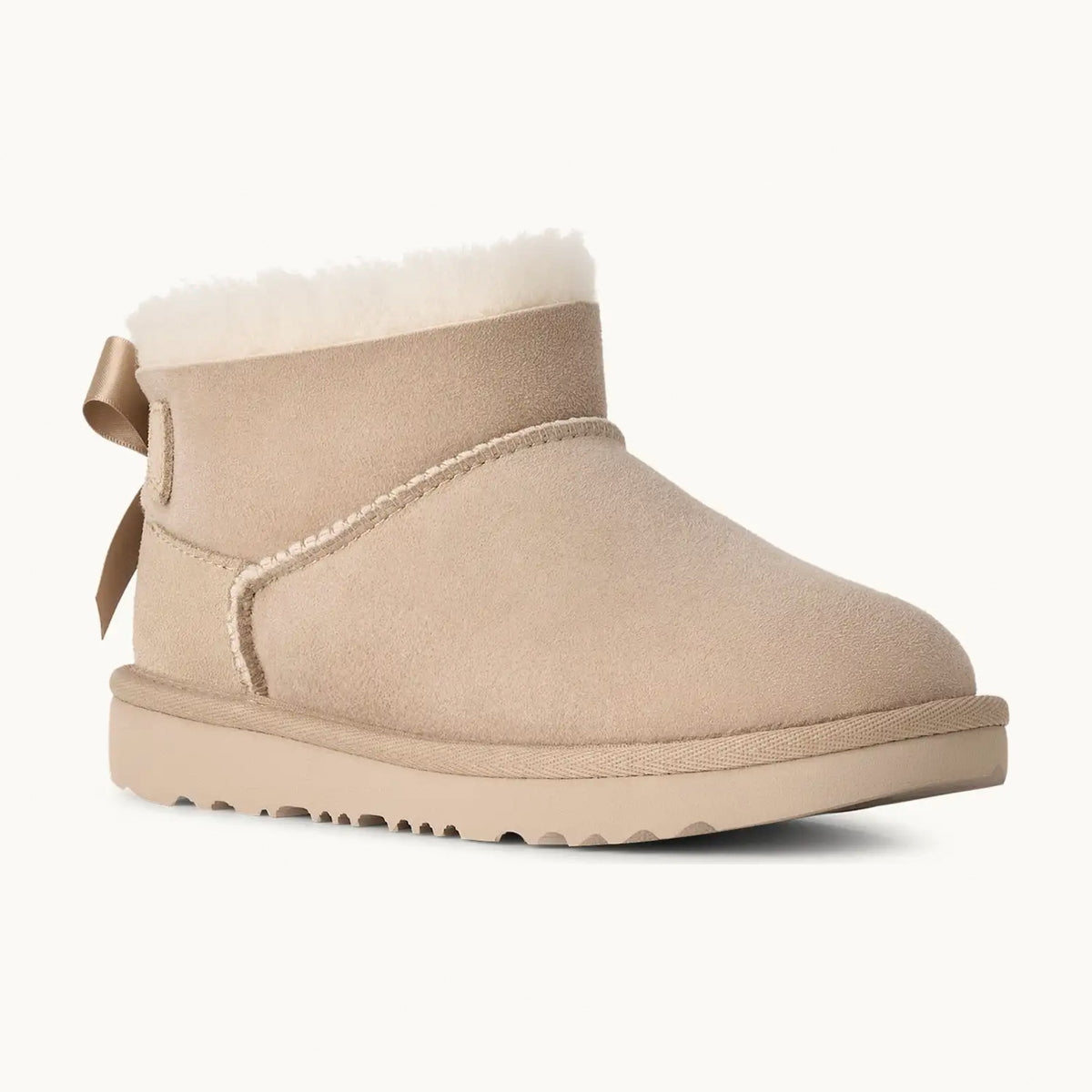 UGG Kids' Ultra Mini Bailey Bow - Sand