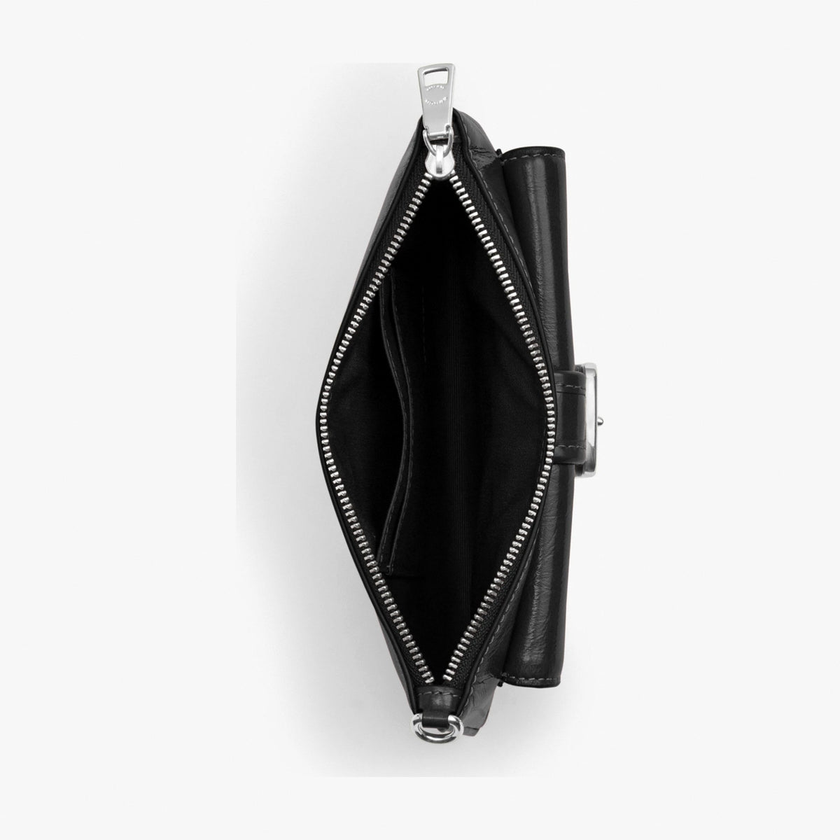 Coach Ashton Wristlet - Silver/Black