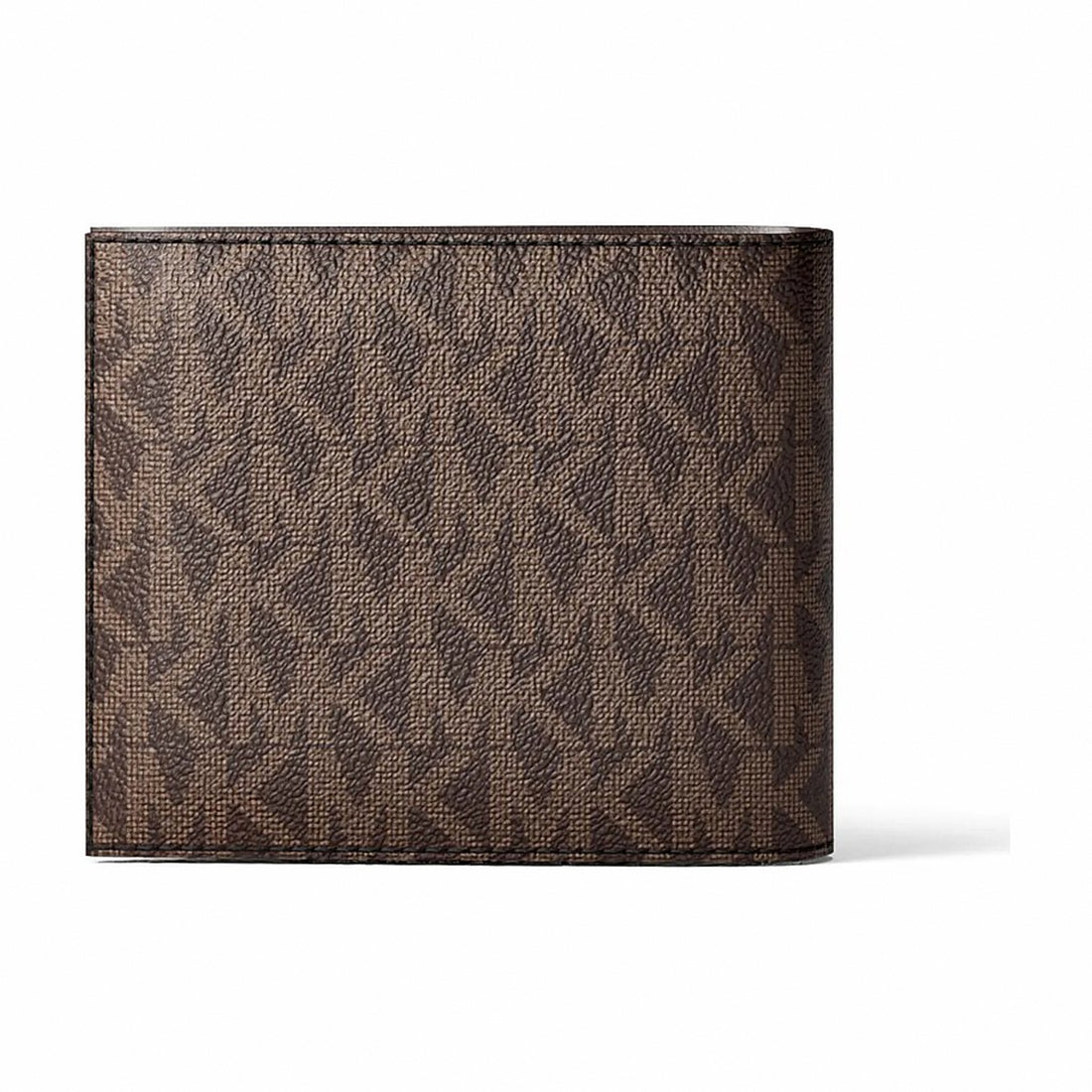 Michael Kors Cooper Logo Billfold Wallet With Coin Pouch - BROWN/BLK