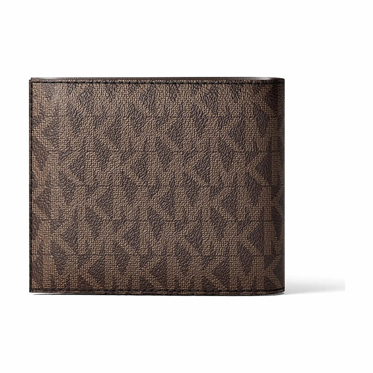 Michael Kors Cooper Logo Billfold Wallet With Coin Pouch - BROWN/BLK