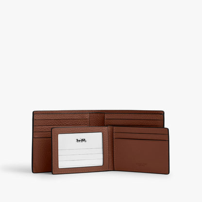 Coach 3-In-1 Wallet In Signature Leather - Vintage Brown