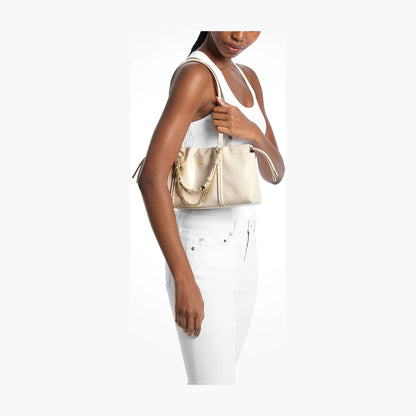 Michael Kors Matilda Small Cinched Shoulder Bag - LT CREAM