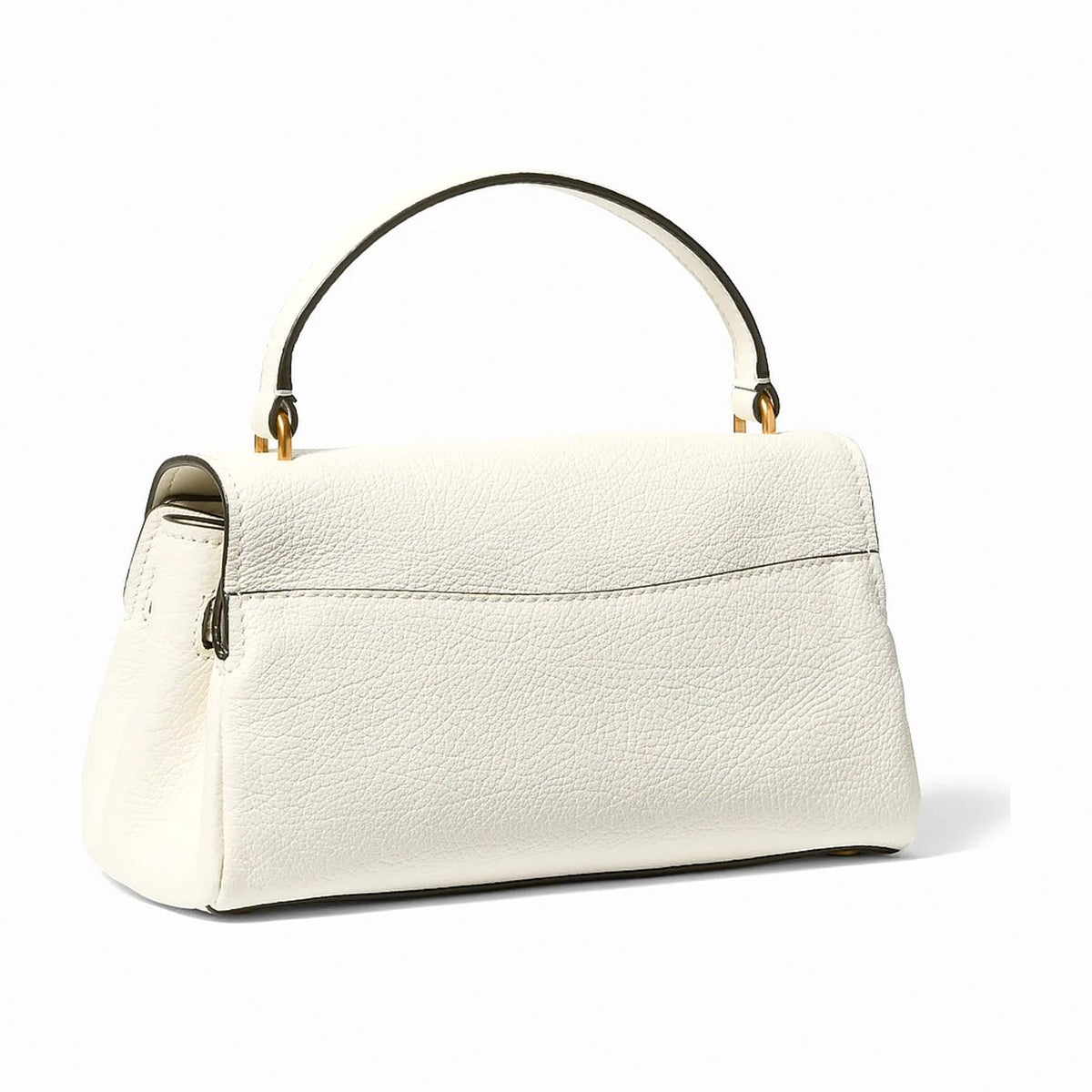 Michael Kors Hamilton Extra-Small Textured Leather Soft Crossbody Bag - EGGSHELL