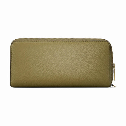 Michael Kors Jet Set Travel Large Pebbled Leather Wristlet - OREGANO