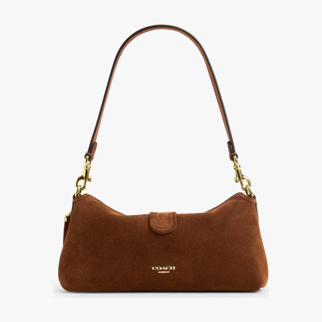 Coach Abbie Shoulder Bag - Gold/Warm Brown