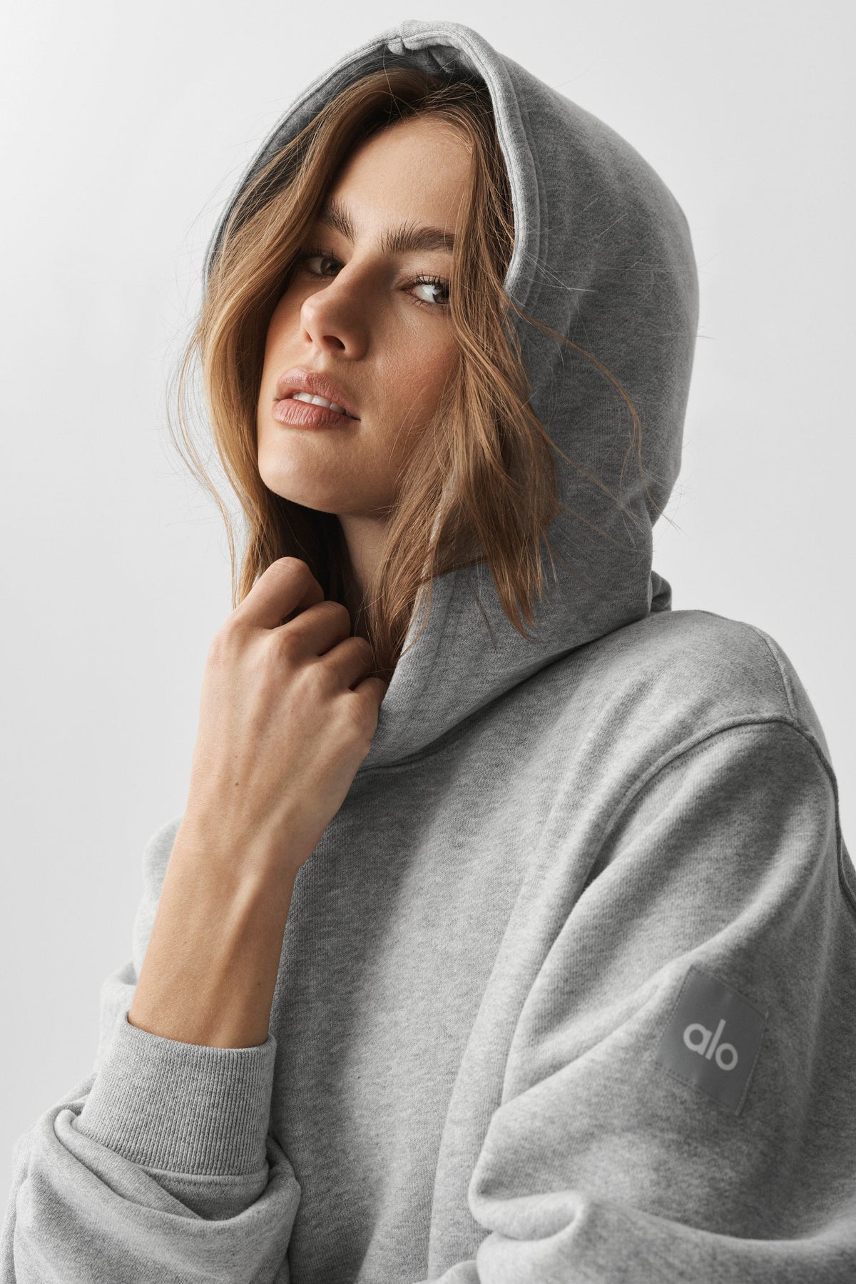 Alo Yoga Renown Heavy Weight Hoodie - Athletic Heather Grey