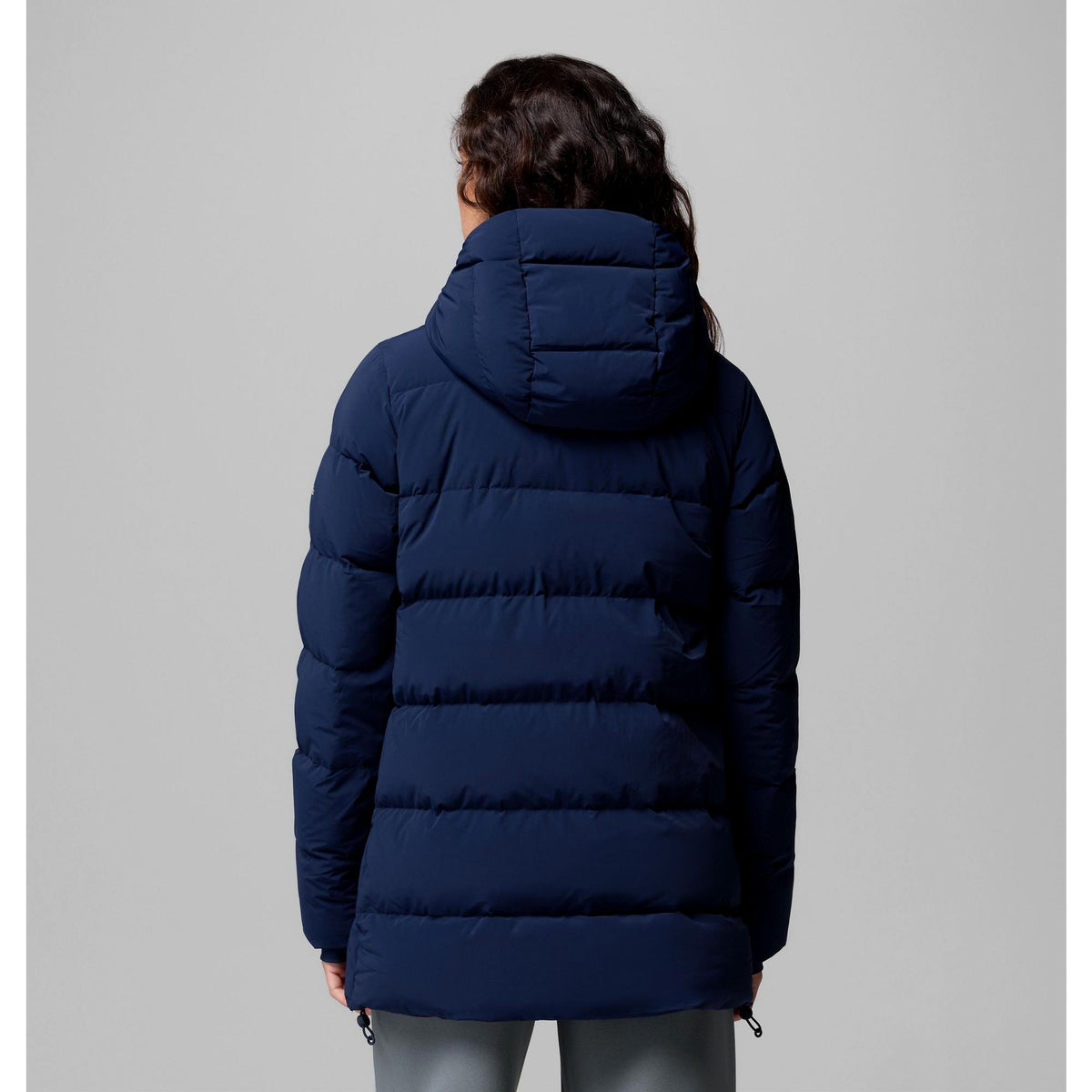 Columbia Women's Amaze Puff Mid Hooded Jacket - Collegiate Navy Matte