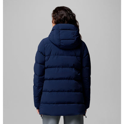 Columbia Women's Amaze Puff Mid Hooded Jacket - Collegiate Navy Matte