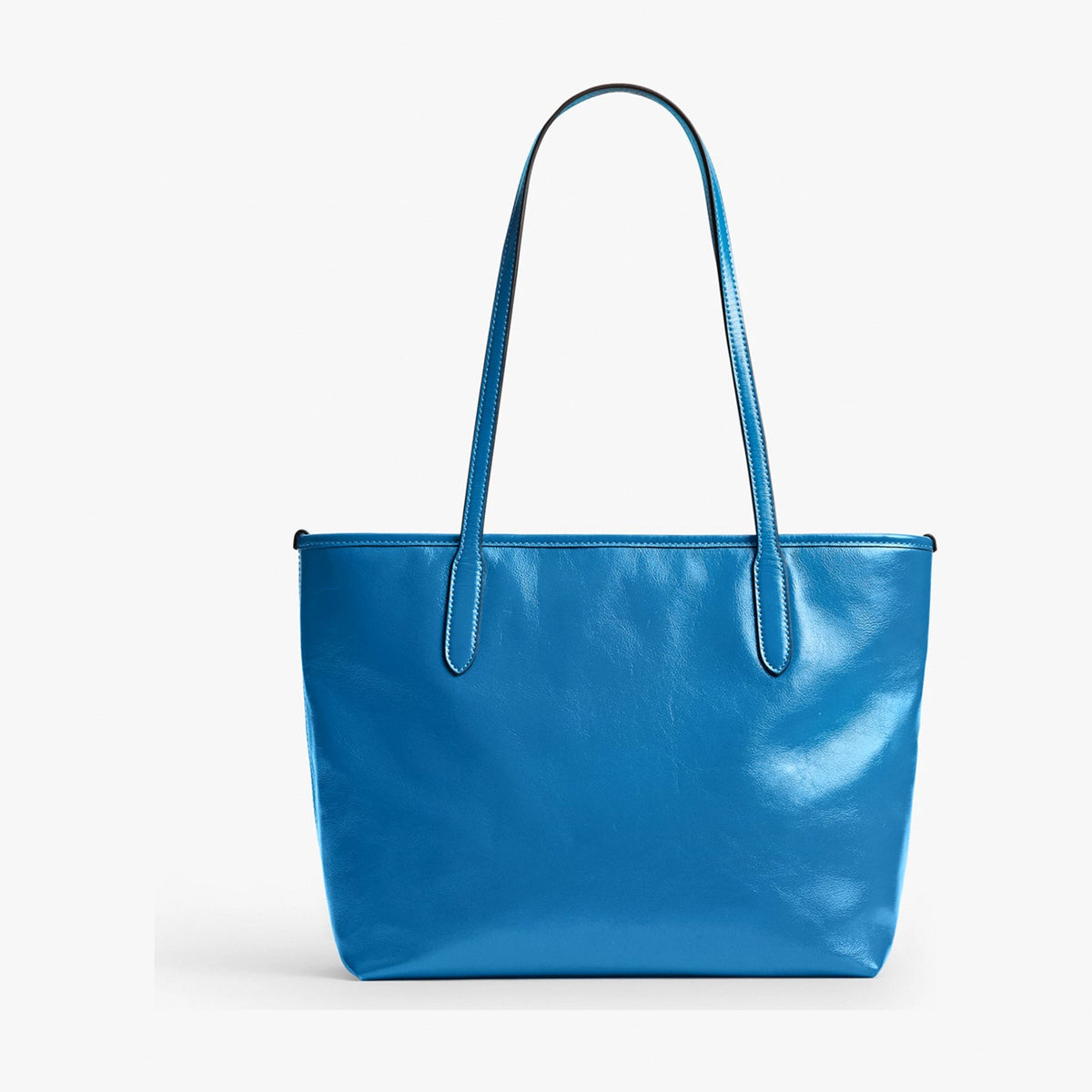 Coach Medium City Tote Bag - Silver/Blue Jay