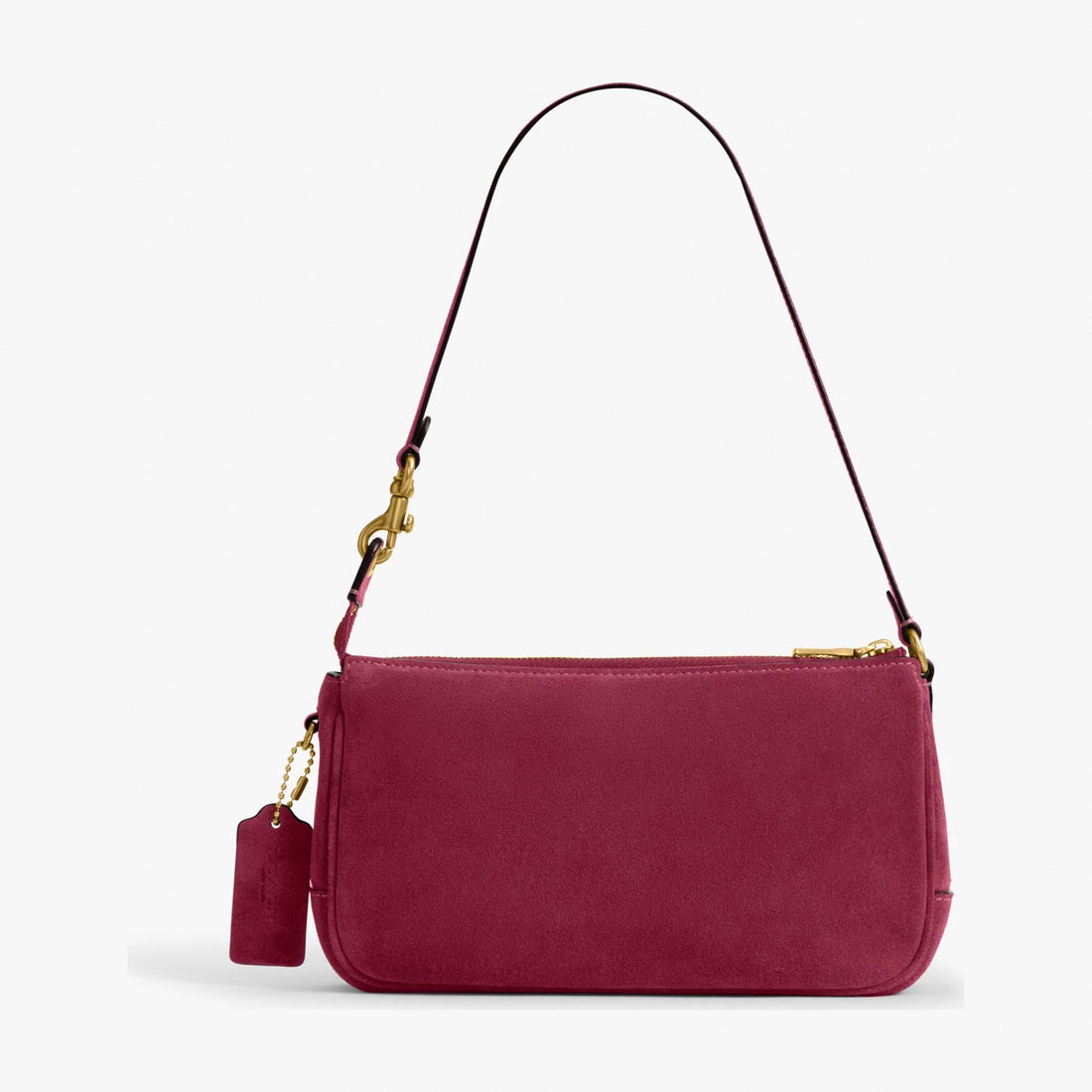 Coach Plaza Bag - Brass/Dark Fuchsia