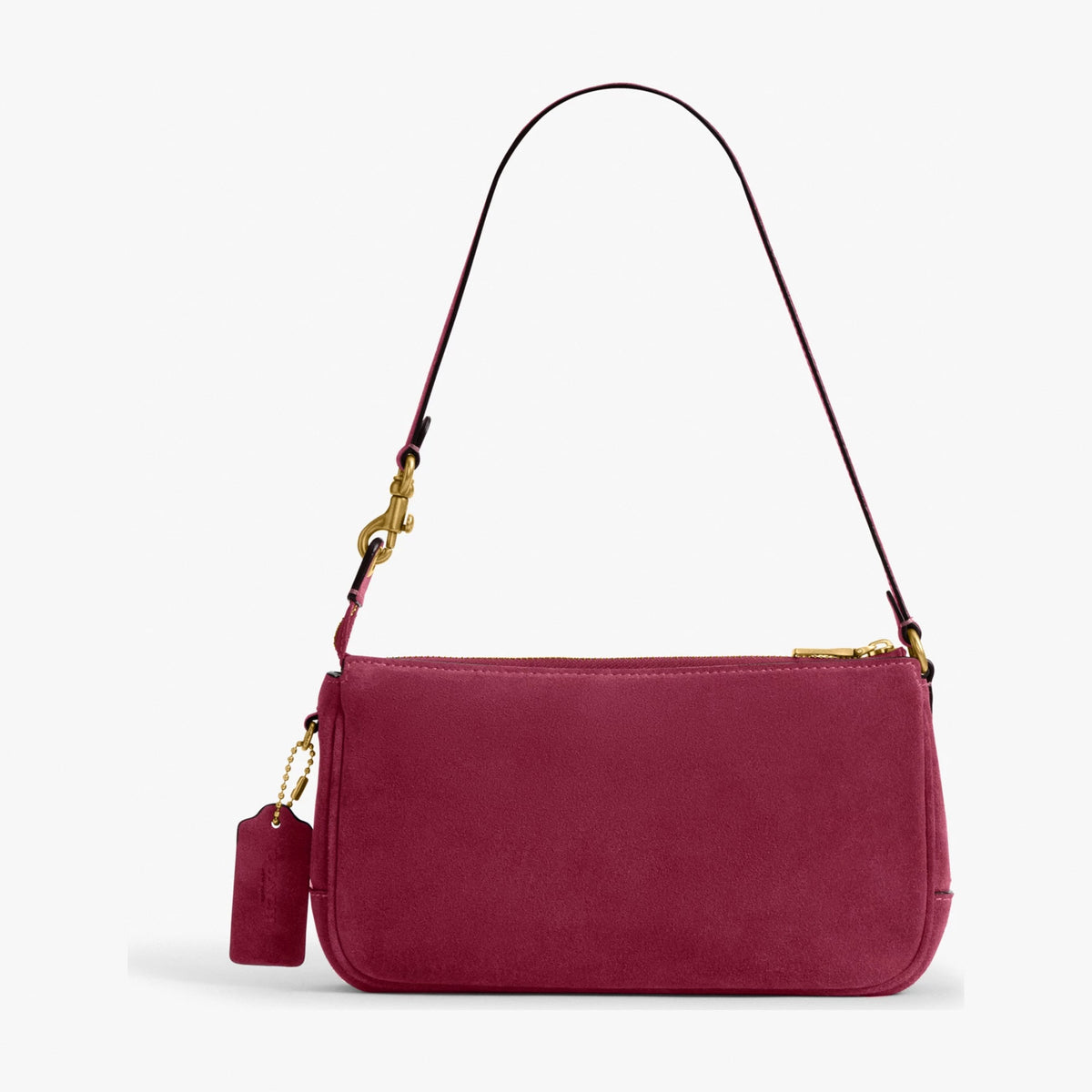 Coach Plaza Bag - Brass/Dark Fuchsia