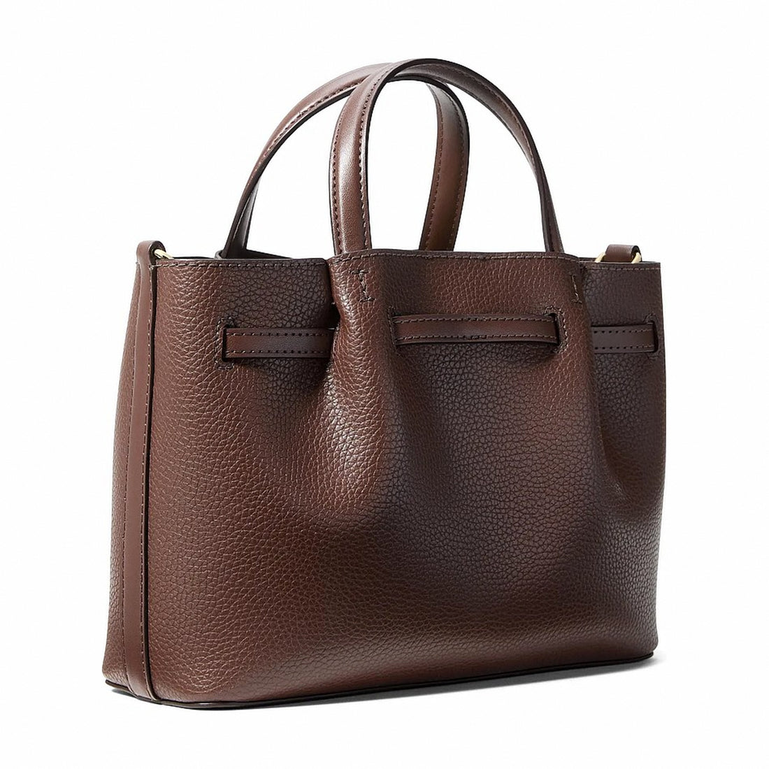 Michael Kors Carson Small Pebbled Leather Satchel - NUTMEG