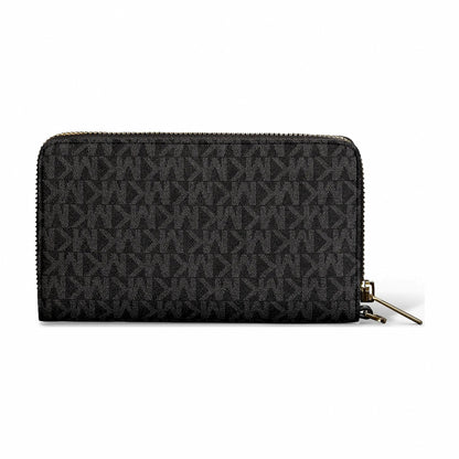 Michael Kors Jet Set Large Signature Logo Smartphone Wallet - BLACK
