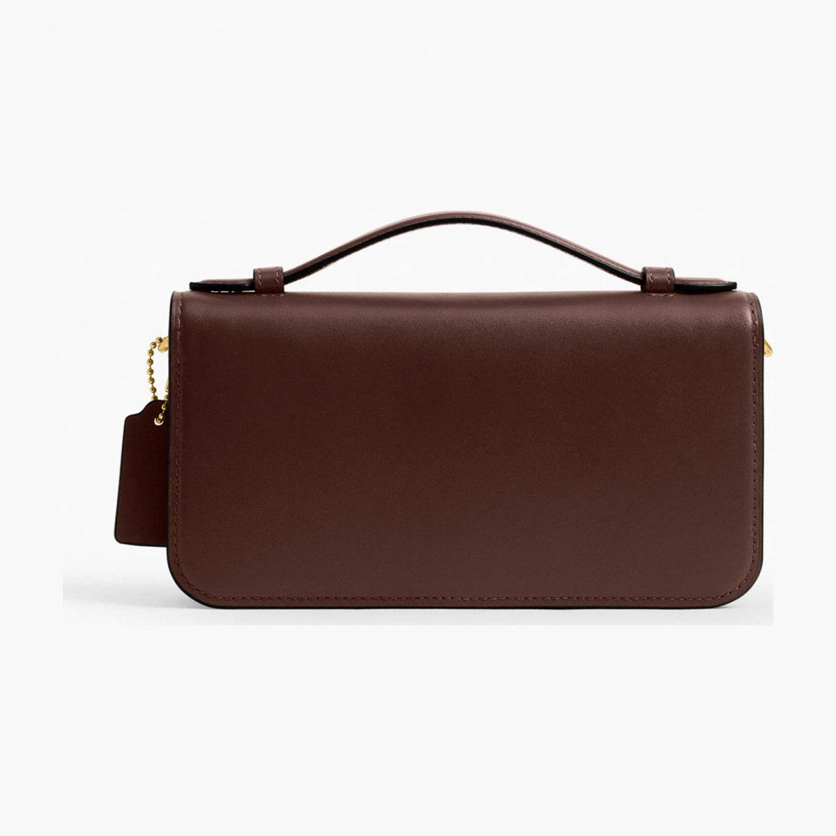 Coach New York Elora Top Handle Crossbody Bag - Brass/Maple